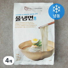 한솔냉면 그리팅 물냉면 1인분 (냉동), 4개, 570g