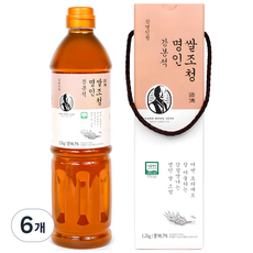 강봉석 명인 쌀조청, 1.2kg, 6개