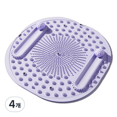 Salimfit 多合一滾珠指壓腳底按摩板墊 55 x 55 cm, 薰衣草紫, 4個