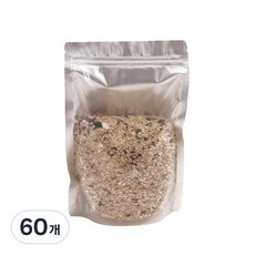 Bom91 站立式透明錫箔夾鏈袋 小, 60個