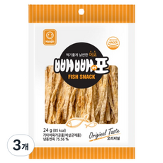 한진식품 빼빼어포 오리지널, 24g, 3개