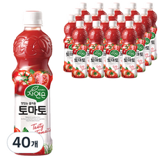 자연은 토마토 주스, 500ml, 40개