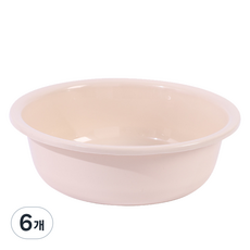 반디돌 휴대용 양동이 BW-236, 베이지, 6개