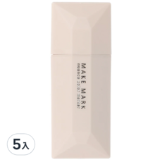 sun-star MAKE MARK 時尚柔粉系螢光筆 38 x 14 x 100mm 16g, 拿鐵米杏, 5支