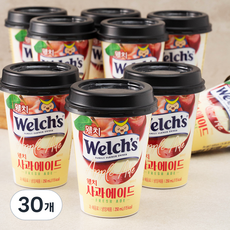 웰치스 푸르밀 사과에이드, 250ml, 30개