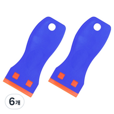 World Clean Easy Fit 貼紙去除器 刮刀 藍色, 6個