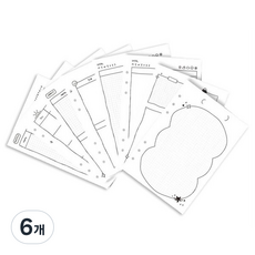 리코즈 두들 플랜북, 100개입, 6개 100개입, 6개