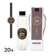 Glassdomae DT500 PET瓶套裝, 20個, 2號, 540ml