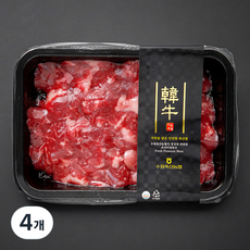 수원축산농협 한우 양지 세절 1+등급 국거리용 (냉장), 200g, 4개