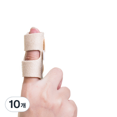 리치덕 손가락보호대 슬리브 살색, 10개