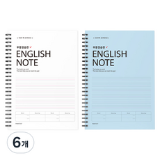 pinkfoot 5000優等生習慣英語筆記本, 6個, 隨機出貨