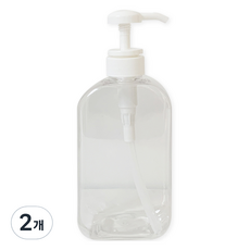 뉴앤룩 슬림형 주방세제 리필용기 500ml, 투명, 2개