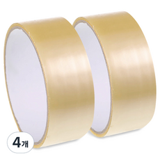 AtelRhyme 粉彩膠帶球製作 珠光氣球色矽膠膠帶 4.8cm, 4個, 黃色