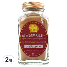 랑카스 로얄 골드 실론 시나몬 분말, 80g, 2개