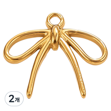 KODACHIEF diy 吊墜 14款 蝴蝶結 20 x 23 mm, 2個, 混合顏色