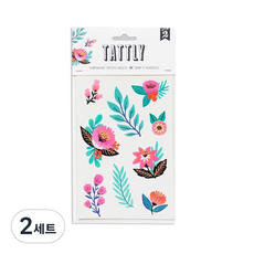 TATTLY 刺青貼紙 2p, 花園, 2組