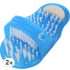 신신살롱 깨끗한 신발모양 발 세척솔 블루, 1개입, 2개