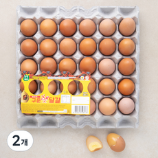 녹색계란 구운란 30구, 2개