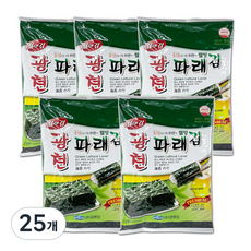 김앤김 광천 파래김, 25g, 25개