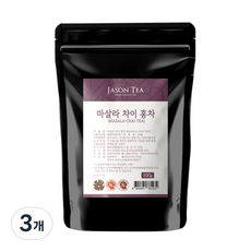 제이슨티 마살라 차이 홍차, 3개, 100g, 1개입
