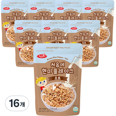 베베스트 처음에 현미 플레이크, 오트, 50g, 16개
