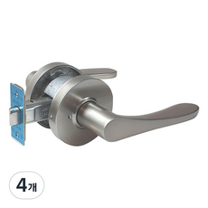 스마토 목문레버 욕실용 DL04-GR 116-0956, 4개