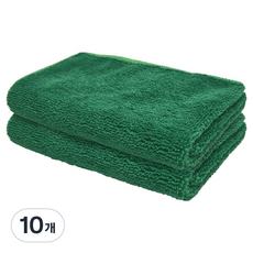 World Clean Coco 多用途洗車毛巾 40 x 40 cm, 綠色, 10個