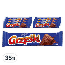 Gjeseski巧克力塗層威化餅條 With可可奶油, 36g, 35個