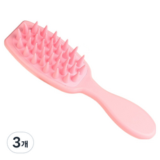 Monglico 每日頭皮按摩器, 3個, 粉紅色