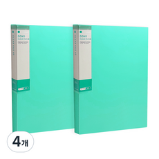투코비 도노 클리어화일 A4 40매, 민트, 4개