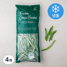 푸디즈 그린빈스 (냉동), 1kg, 4개