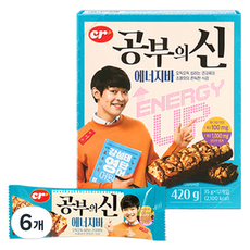 씨알로 공부의신 에너지바 12p, 6개, 420g