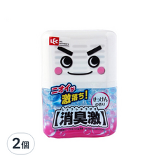 LEC 水晶顆粒消臭劑, 微香, 320g, 2個
