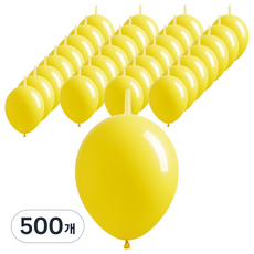 조이벌룬 링커풍선 15cm, 옐로우, 500개