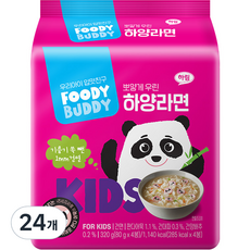 foodybuddy 白色拉麵, 80g, 牛骨湯味, 24個