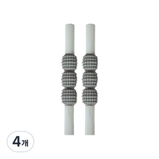 포텐키트 효율적인 마사지롤러 29 x 5 cm, 4개, 그레이1
