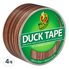 DUCK TAPE 設計膠帶 木紋, 4個