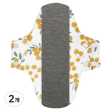 Baide 男女通用可水洗抗菌透氣衛生成人紙尿褲 黃色花朵, 1入, 2個