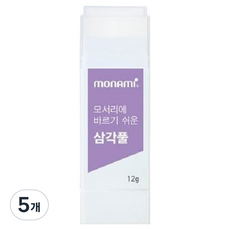 모나미 삼각풀, 12g, 5개