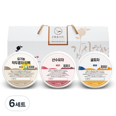 건강차티백 3종 선물세트, 작두콩차 + 산수유차 + 귤피차, 6세트