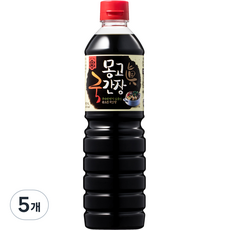 몽고진간장 국간장, 900ml, 5개