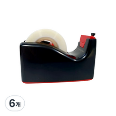 피아 오토테이프 안전 커터기, 블랙레드, 6개