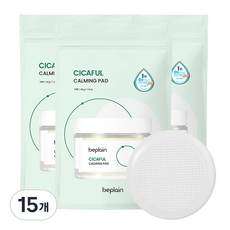 비플레인 시카풀 휴대용 카밍 패드 40g 15매입, 15개