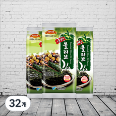 광천해저 도시락 올리브김, 4g, 32개