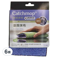 Catchmop 神奇廚房布, 韓國製造, 150mm x 180mm, 1入裝, 180 x 150mm, 6條