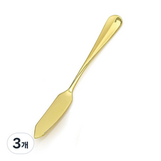 時尚金色奶油刀, 金色, 3個