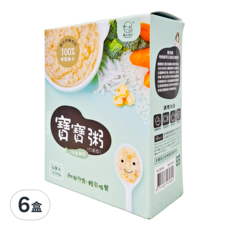 KU.KU Duckbill 酷咕鴨 吻魚鮮貝 白飯魚 寶寶粥 4包入, 150g, 6盒