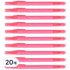 PLAYCOLOR 톰보 케이 수성사인펜, 체리 핑크, 20개