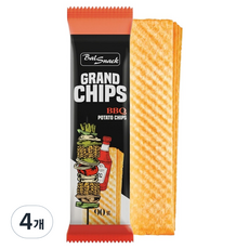 Bal Snack Grand 洋芋片 BBQ, 4個, 90g