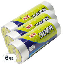 해피크린 식품 포장용 롤백 소 17cm x 25cm, 소(S), 200개, 6개